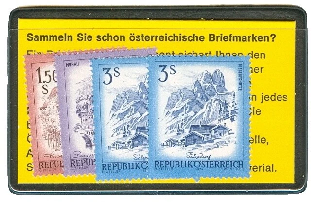 Буклет с марками Австрии