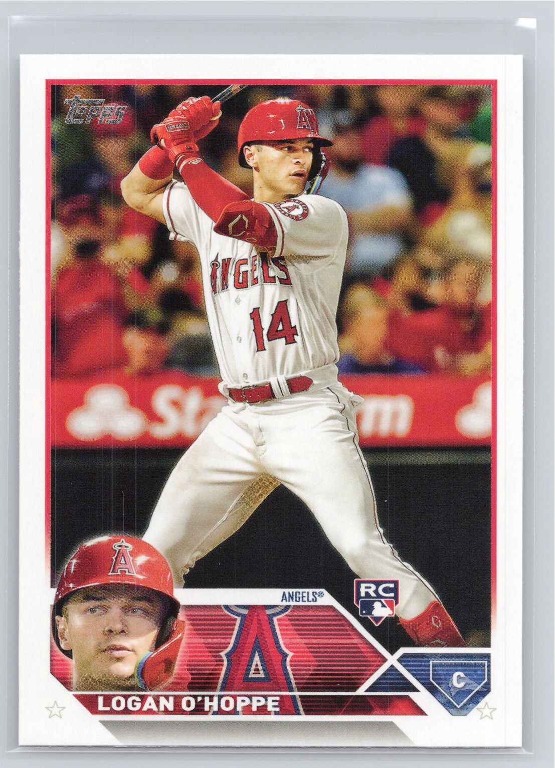 2023 Topps Series 2 #363 Logan O'hoppe Angels RC Baseball Card