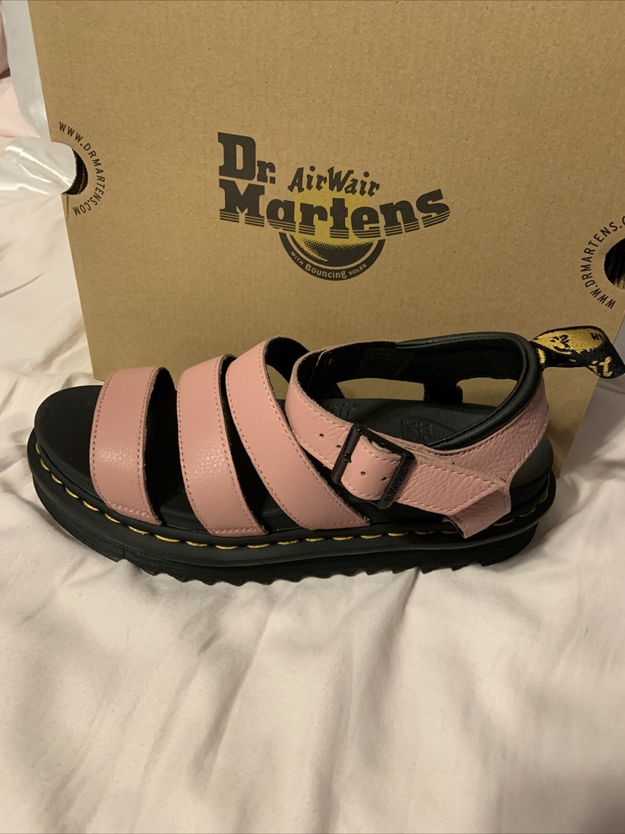 Dr Marten Blaire Pisa Sandal Ladies Size 10 Peach Beige