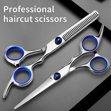 2 Tijeras Para Cortar Estilizar Cabello Tijeras Salon Barbero Corte de Pelo 6.5"
