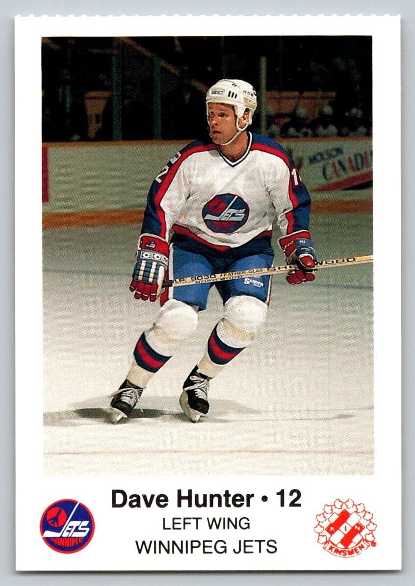 Dave Hunter 1988-89 Winnipeg Jets | eBay