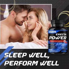 Testosterone Booster for Men, Male Enhancement Pills, Energy, Stamina Libido 60C