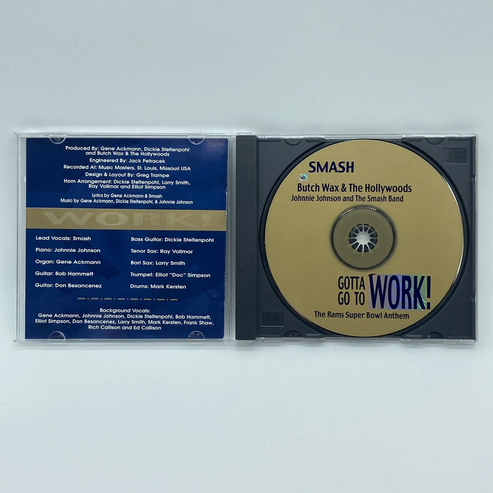 Smash "Gotta Go To Work!" CD OOP 2000 103.3 KLOU радио St. Louis Rams гимн - Изображение 3 из 4