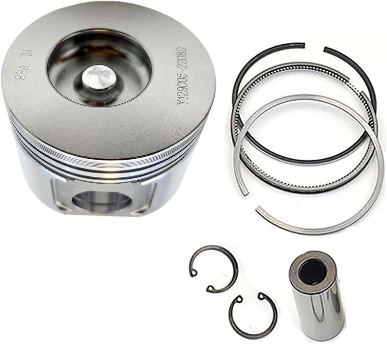 Piston set For Hitachi Yanmar ZX30U-3F ZX33U-3F ZX35U-3F 4TNV88 129005-22080
