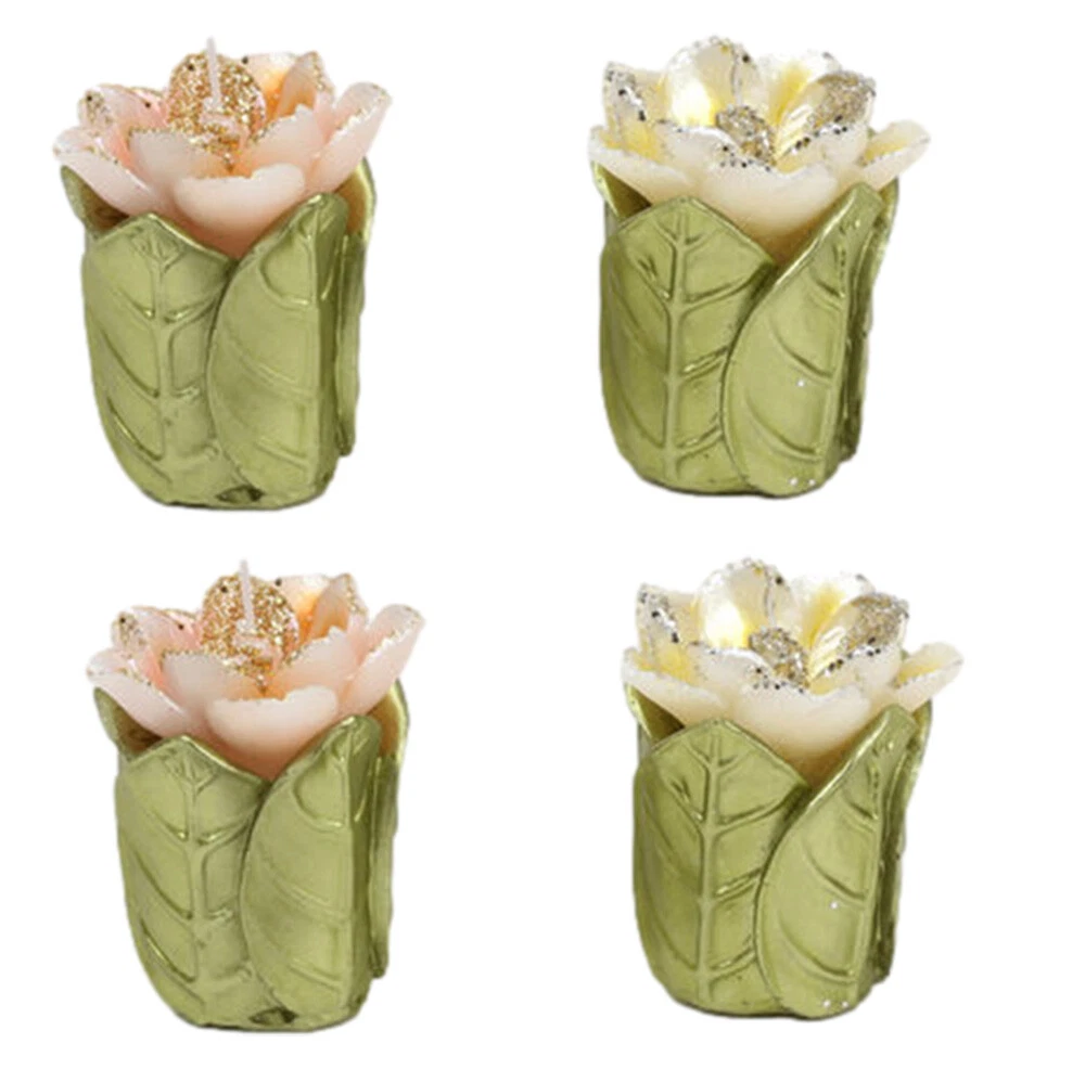 One Hundred 80 Degrees Flower Tealight Candle
