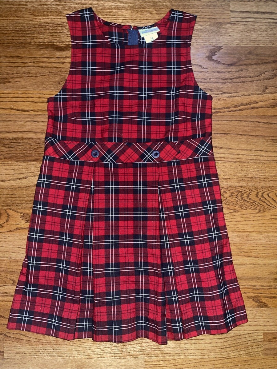 Puerto Rico School Uniform Plaid Jumper Lands' End Kids Plaid