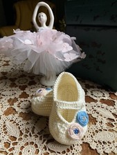 Scarpine Neonata 0 - 3 mesi - fatte a mano