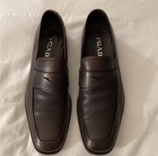 Prada Leather Dress Loafers