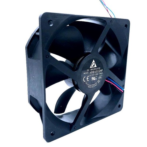Cooling fan for Delta NFB10512HF -7F03 DC 12V 0.39A 3-pin 70mm 105x105x32mm - Picture 6 of 10