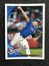 BRANDON MCCARTHY #660 2010 Topps Baseball QTY Texas Rangers