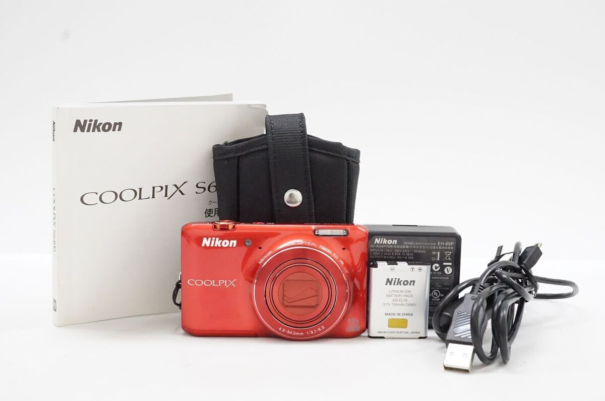 Nikon COOLPIX S6400 Red Digital Camera 16.0MP 12x Optical Nikon COOLPIX S6400 Red Digital Camera 16.0MP 12x Optical