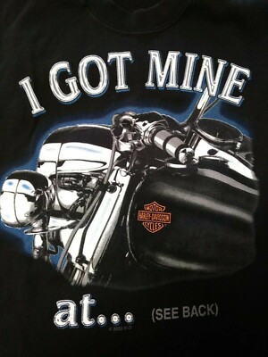 Harley-Davidson I Got Mine At...Southern Thunder Horn Lake MS Black T-shirt Sz M