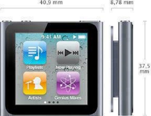 Apple iPod nano 6 6th Generation 16GB A1366 Refurbed - Local