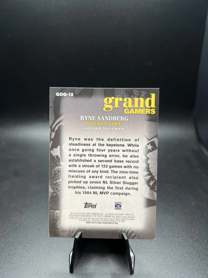 2024 Topps Series 1 Grand Gamers GOG-23 Christy Mathewson, New York Giants - Image 2 of 2