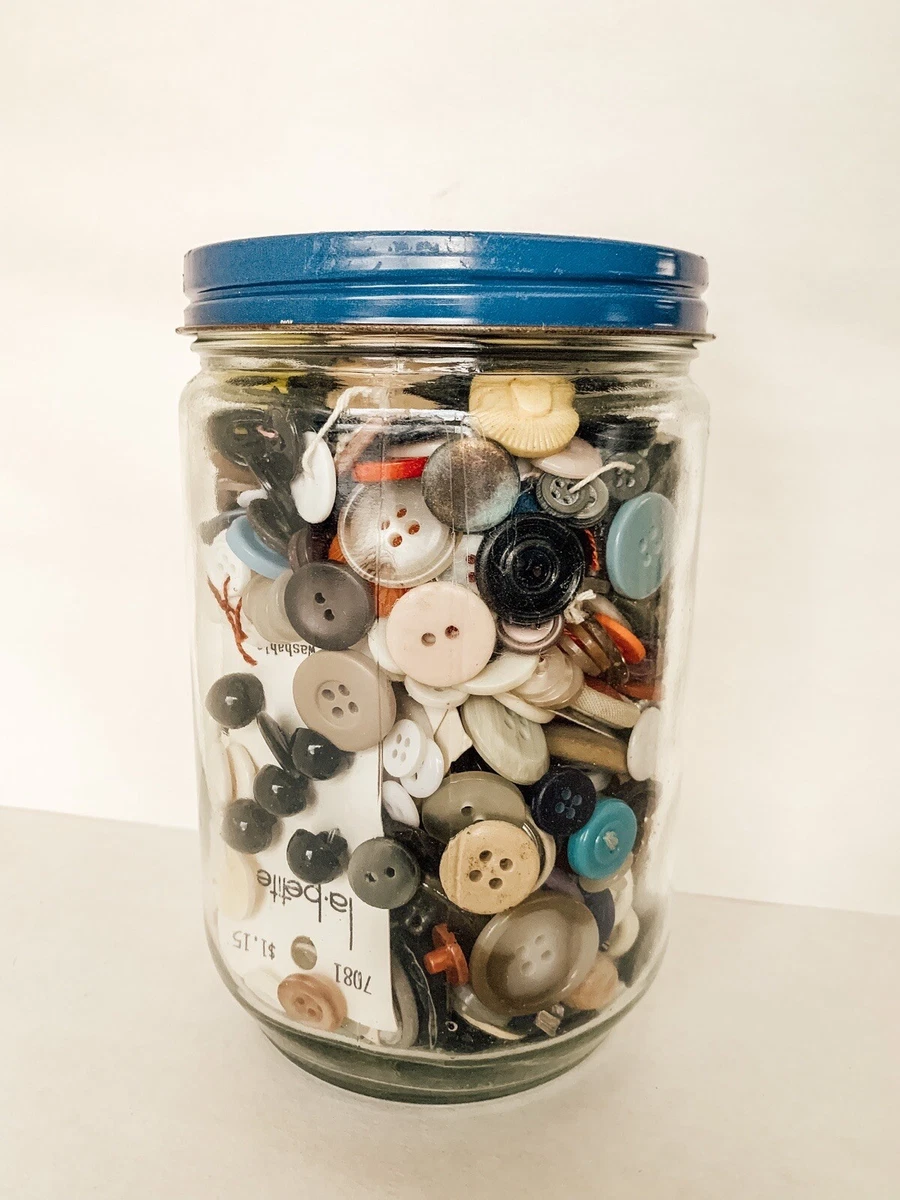Jar of cheap buttons for sale