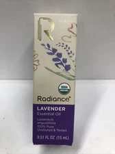 Radiance Organic Calming Comfort Lavender Essential Oil Blend 0.52oz