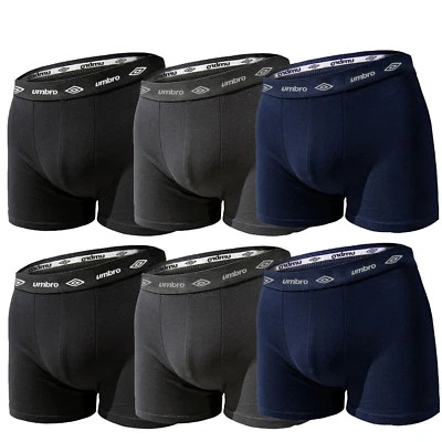 set 6 pezzi boxer uomo in cotone elasticizzato UMBRO art. 701