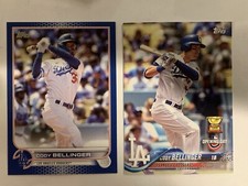 Cody Bellinger 2018 Topps  Cup card 58 And 2022 Topps Blue Parallel 443