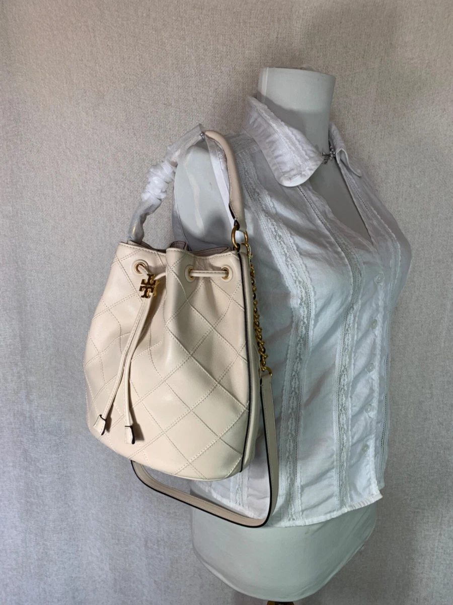 Fleming Soft Small Hobo Bag - Tory Burch - New Cream - Leather