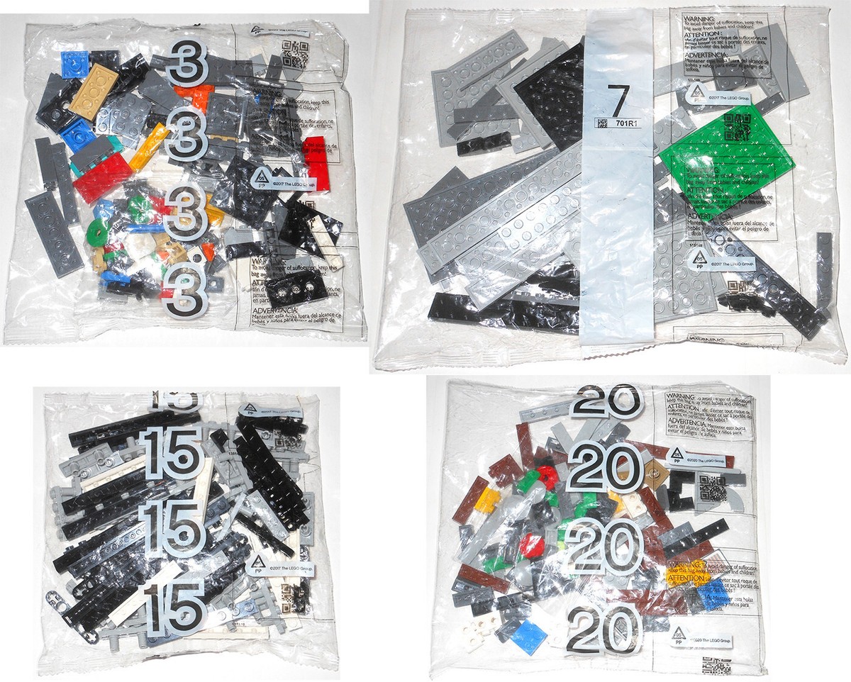 LEGO 71374 Nintendo Entertainment System: 4 NEW SEALED BAGS ONLY