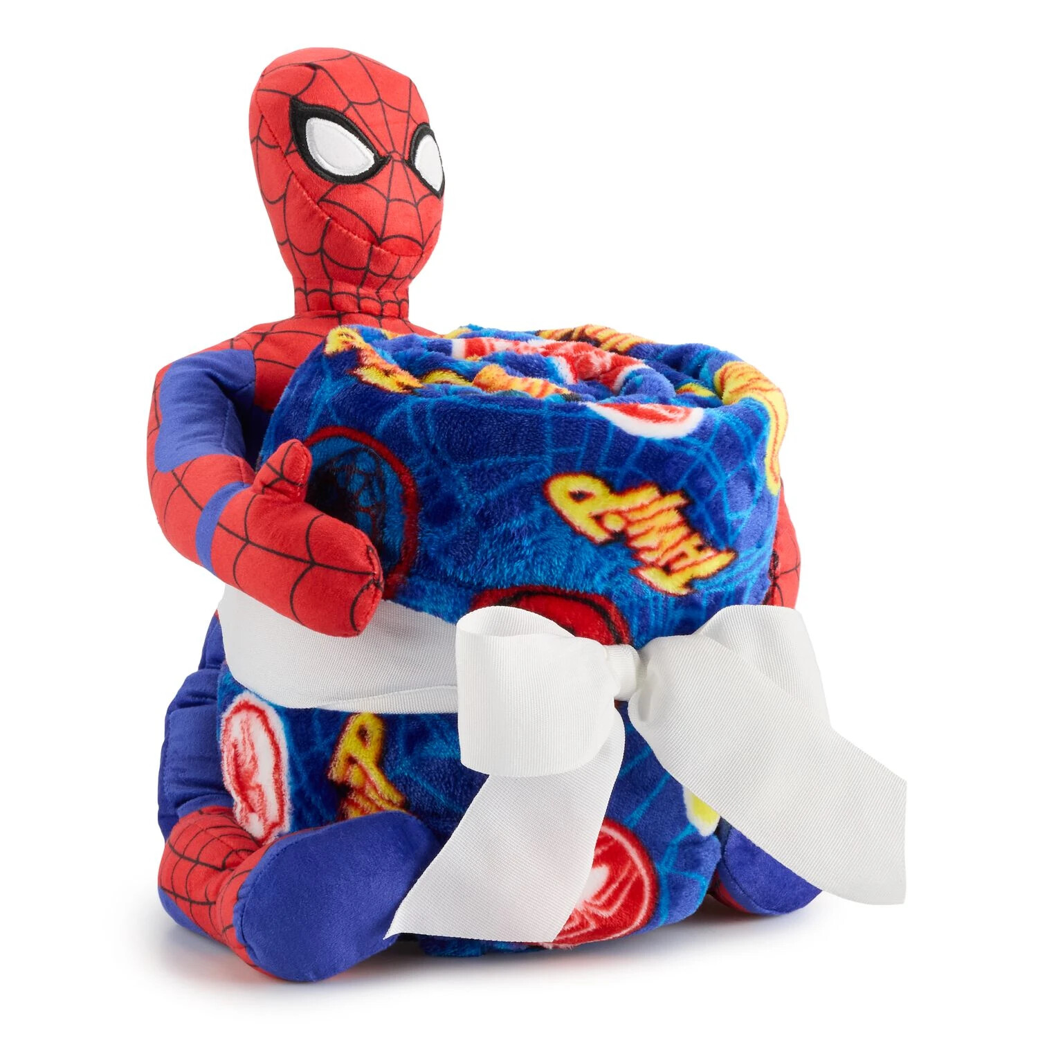 Marvel Spiderman Pillow Buddy & Throw Blanket Set by The Big One Kids™