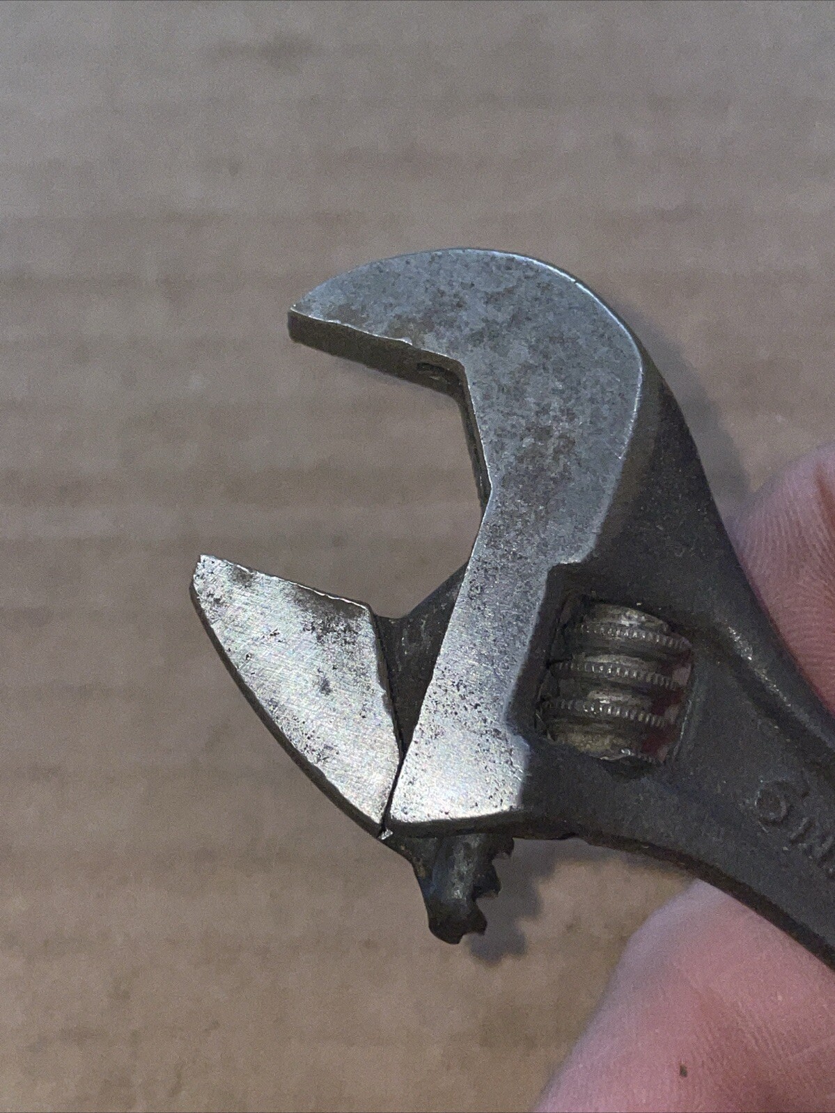 Crescent AT16 Adjustable Wrench - 6-inch Black Oxide Finish - Vintage USA