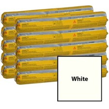 Sikaflex 1A, 20 oz. Sausage Packs, Half Case - 10 Tubes, White
