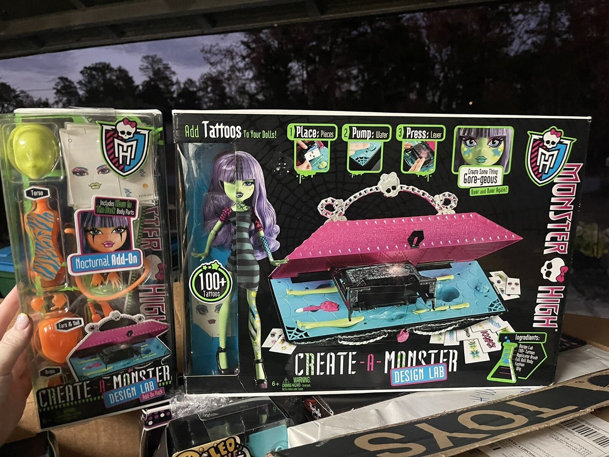 2012 Monster High Create-A-Monster Design Lab Playset With