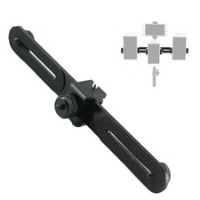 1/4" Screw Triple Straight Tripod Bracket Mount Bar for DSLR Camera Flash Light