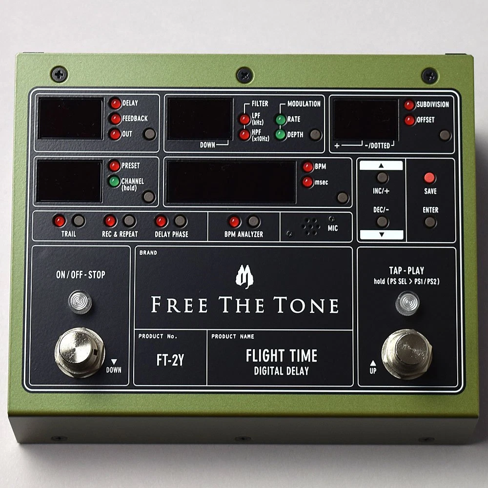 New FREE THE TONE FLIGHT TIME FT-2Y DIGITAL DELAY From Japan | eBay