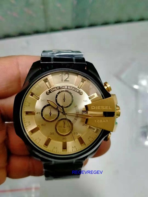 Genuine Diesel DZ4485 Mega Chief Chronograph 52mm Quartz Men's Watch for  sale online | eBay