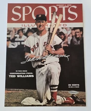 TED WILLIAMS Signed 8x10 Photo-HALL OF FAME-BOSTON RED SOX-JSA-UPPER DECK