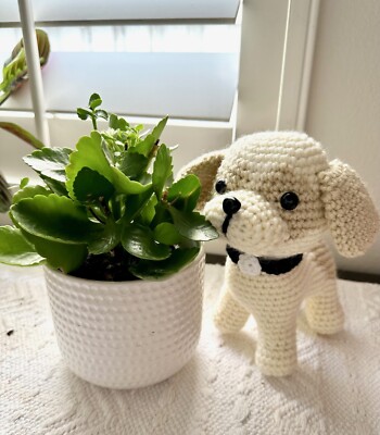 Crochet Stuffed Animal Stuffed Dog Toy Crochet Dog Amigurumi