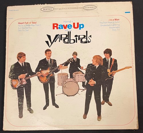 Having a RAVE UP with the YARDBIRDS 1965 stereo Epic BN26177 sleeve VG plays NM - Picture 2 of 8