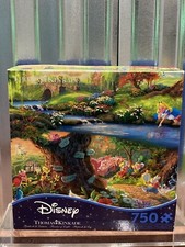 Disney Thomas Kinkade Alice in Wonderland 750 Piece Puzzle New Made In USA