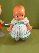 Celluloid Kewpie Dolls, set of 2, 7" and 6"