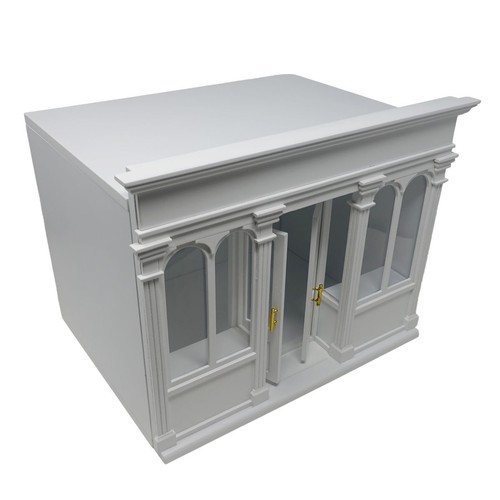 1/12 Scale Dolls House Store, Shop Display Room Box Kit Shadow Box Kit in White - Picture 3 of 5