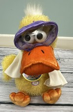 Vintage Dan Dee Singing Animated Light-Up Duck Plush Toy Splish Splash Bath