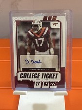 2021 Panini Contenders Draft Picks - College Ticket Autographs Divine Deablo
