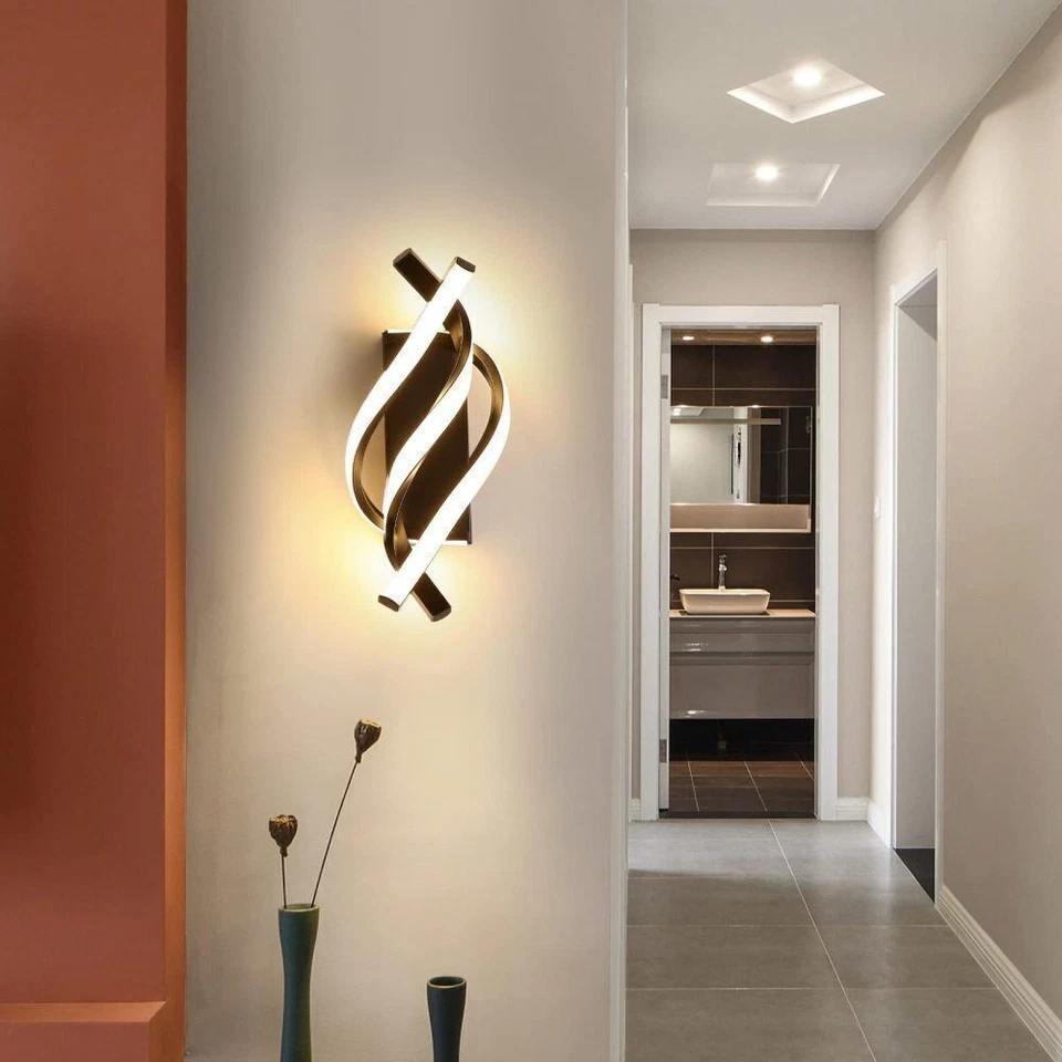 LED Wall Lamp Decor Modern Indoor Wall Light Creative Sconce Bedroom Light UK - Image 3 of 4