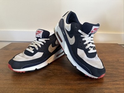 Size 9.5 Nike Air Max 90 Obsidian Pure White DM0029-400