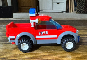Lego 7942 City Fire Truck Off-Road Rescue Set 100% Complete w/Instructions