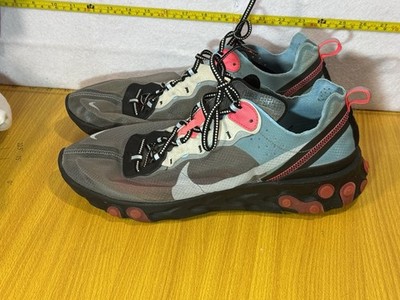 Nike React Element 87 Mens Size 15 AQ1090 006 Thunder Blue Gym Red