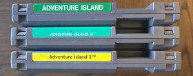Authentic Adventure Island Nintendo NES Lot - 1, 2, 3 Carts Only Tested