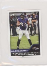 2021 Panini NFL Sticker & Card Collection Stickers Calais Campbell #114 uw8
