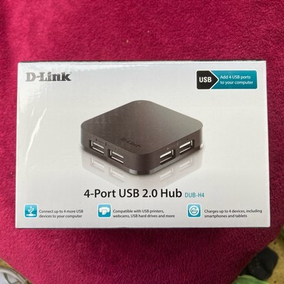 D-Link DUB-H4 4-Port USB 2.0 Hub DUB-H4