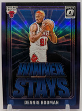 2024-25 Panini Donruss Optic Dennis Rodman #16 Winner Stays Purple Prizm - Bulls