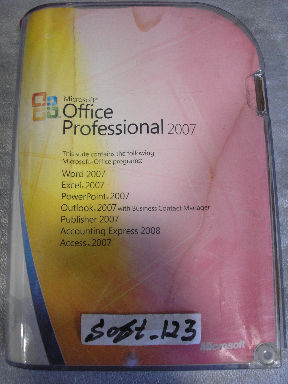 MS Microsoft Office 2007 Professional Full Version Licensed for 2 PCs=SEALED BOX