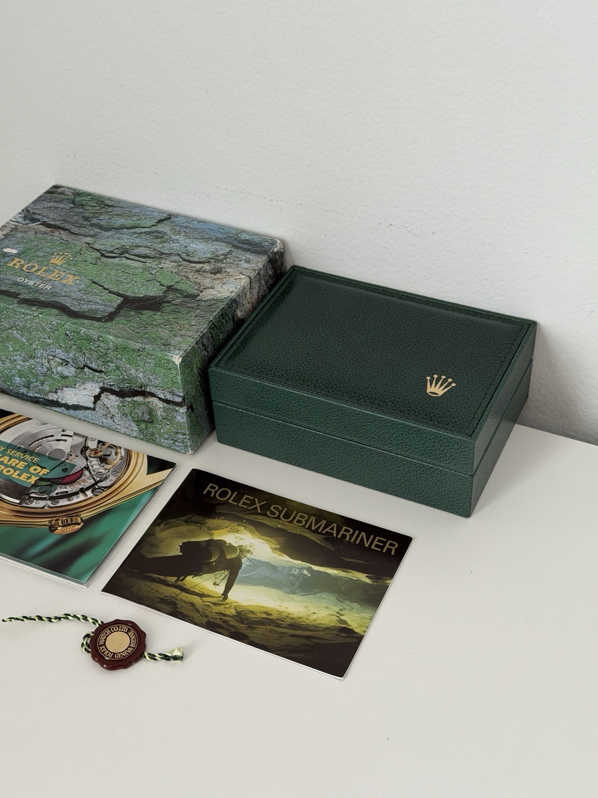 Authentic Vintage Rolex Submariner Watch Storage Box Set image 2