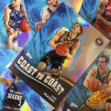 2023-24 Topps Chrome NBL TRENTYN FLOWERS Coast to Coast Rookie Silver #28